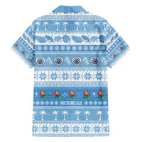 FSM Christmas Family Matching Summer Maxi Dress and Hawaiian Shirt Merry Xmas Federated States of Micronesia - Polynesian Pride