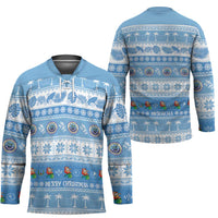 FSM Christmas Hockey Jersey Merry Xmas Federated States of Micronesia - Polynesian Pride