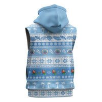 FSM Christmas Sleeveless Zip Hoodie Merry Xmas Federated States of Micronesia LT14 - Polynesian Pride