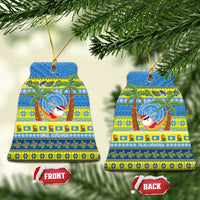Palau Christmas Ceramic Ornament Chilling Santa Ungil Kurismas - Polynesian Pride