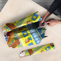 Palau Christmas Umbrella Chilling Santa Ungil Kurismas - Polynesian Pride