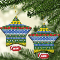 Solomon Islands Christmas Ceramic Ornament The Solomons Melanesian Meri Krismas - Polynesian Pride