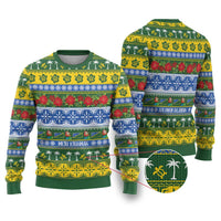 Solomon Islands Christmas Ugly Christmas Sweater The Solomons Melanesian Meri Krismas - Polynesian Pride