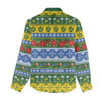 Solomon Islands Christmas Women Casual Shirt The Solomons Melanesian Meri Krismas - Polynesian Pride