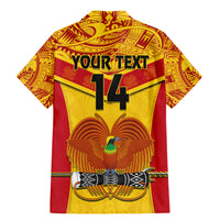 Custom Papua New Guinea Rugby Family Matching Mermaid Dress and Hawaiian Shirt 2023 Go Kumuls Pacific Dynamic Style LT14 - Polynesian Pride