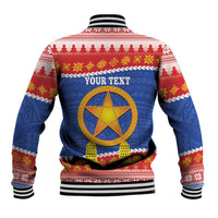 Personalized The Philippines Christmas Baseball Jacket Pilipinas Parol - Maligayang Pasko!