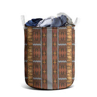 Malo e Lelei Tonga Laundry Basket Tongan Ngatu Tapa Cloth - Polynesian Pride