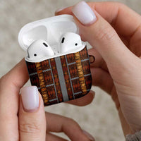 Malo e Lelei Tonga AirPods Case Tongan Ngatu Tapa Cloth - Polynesian Pride