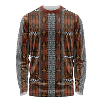 Malo e Lelei Tonga Long Sleeve Shirt Tongan Ngatu Tapa Cloth - Polynesian Pride