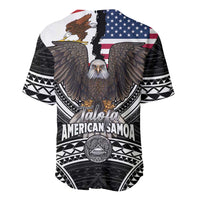 Talofa American Samoa Flag Day Baseball Jersey Bald Eagle Polynesian Tattoo