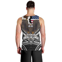 Talofa American Samoa Flag Day Men Tank Top Bald Eagle Polynesian Tattoo