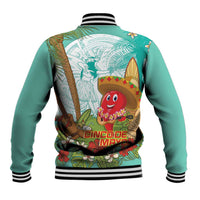 Hawaii Cinco de Mayo Baseball Jacket Chili Pepper Hula Girl Tropical Vibes LT14 - Polynesian Pride