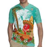 Hawaii Cinco de Mayo Rugby Jersey Chili Pepper Hula Girl Tropical Vibes LT14 - Polynesian Pride