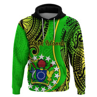 Polynesian Pride Cook Islands Hoodie Kuki Airani Coat of Arms LT14 - Polynesian Pride