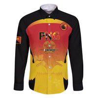 Custom Papua New Guinea Cricket Family Matching Off Shoulder Maxi Dress and Hawaiian Shirt 2024 Go PNG