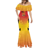 Custom Papua New Guinea Cricket Mermaid Dress 2024 Go PNG LT14 - Polynesian Pride