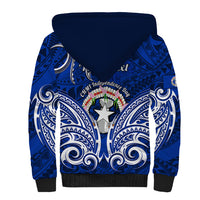 Personalised Independence Day CNMI Sherpa Hoodie Northern Mariana Islands Tribal Tattoo Pattern LT14 - Polynesian Pride
