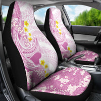 Purple Hawaii Shark Tattoo Car Seat Cover Puakenikeni Lei Plumeria Polynesian Pattern LT14 - Polynesian Pride