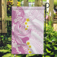 Purple Hawaii Shark Tattoo Garden Flag Puakenikeni Lei Plumeria Polynesian Pattern
