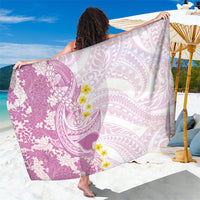 Purple Hawaii Shark Tattoo Sarong Puakenikeni Lei Plumeria Polynesian Pattern