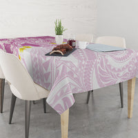 Purple Hawaii Shark Tattoo Tablecloth Puakenikeni Lei Plumeria Polynesian Pattern
