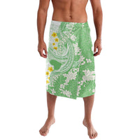 Green Hawaii Shark Tattoo Lavalava Puakenikeni Lei Plumeria Polynesian Pattern