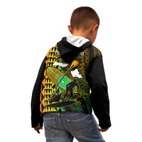 Paddle Board Hawaii Kid Hoodie Molokai 2 Oahu World Championships Kakau Pattern LT14 - Polynesian Pride
