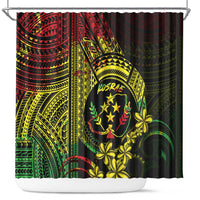 Reggae Kosrae Liberation Day Shower Curtain September 8 Polynesian Tattoo - Polynesian Pride