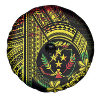 Reggae Kosrae Liberation Day Spare Tire Cover September 8 Polynesian Tattoo - Polynesian Pride