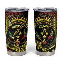 Reggae Kosrae Liberation Day Tumbler Cup September 8 Polynesian Tattoo - Polynesian Pride