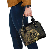 Gold Kosrae Liberation Day Shoulder Handbag September 8 Polynesian Tattoo - Polynesian Pride