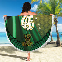 Long Live Vanuatu Independence Day Beach Blanket 46th Anniversary Woven Pattern LT14 - Polynesian Pride