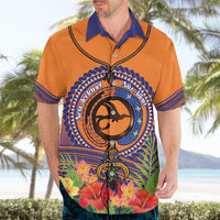 PNG New Ireland Province Hawaiian Shirt Niu Ailan Necklace Polynesian Tattoo - Polynesian Pride