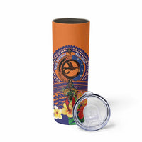 PNG New Ireland Province Skinny Tumbler Niu Ailan Necklace Polynesian Tattoo LT14 - Polynesian Pride