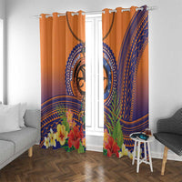 PNG New Ireland Province Window Curtain Niu Ailan Necklace Polynesian Tattoo - Polynesian Pride