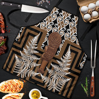 Wahaika New Zealand Apron Maori Weapon Kowhaiwhai Fern Poutama Motifs