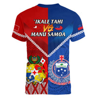 samoa-and-tonga-rugby-women-v-neck-t-shirt-2023-world-cup-manu-samoa-with-ikale-tahi