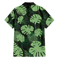 Green Hawaii Kukui Nut Lei Family Matching Short Sleeve Bodycon Dress and Hawaiian Shirt Hawaiian Pattern Monstera Tropical Vibes - Polynesian Pride