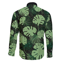 Green Hawaii Kukui Nut Lei Family Matching Summer Maxi Dress and Hawaiian Shirt Hawaiian Pattern Monstera Tropical Vibes - Polynesian Pride