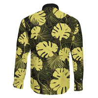 Yellow Hawaii Kukui Nut Lei Family Matching Puletasi and Hawaiian Shirt Hawaiian Pattern Monstera Tropical Vibes LT14 - Polynesian Pride