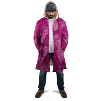 Pink Gradient Polynesia Jellyfish Cloak Plumeria Polynesian Tattoo Glowing Vibes