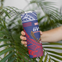 Samoa Independence Day Skinny Tumbler 64th Anniversary Toa O Samoa LT14 - Polynesian Pride
