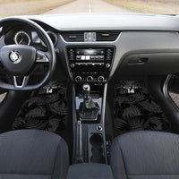 Custom New Zealand Silver Fern Football Car Mats Summer 2024 Olympic Go Aotearoa LT14 Set 2pcs - Front Black - Polynesian Pride