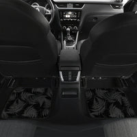 Custom New Zealand Silver Fern Football Car Mats Summer 2024 Olympic Go Aotearoa LT14 Set 2pcs - Back Black - Polynesian Pride