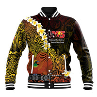 Papua New Guinea 1975 Baseball Jacket Create Our History Inspire Our Future - Polynesian Pride