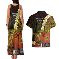 Papua New Guinea 1975 Couples Matching Tank Maxi Dress and Hawaiian Shirt Create Our History Inspire Our Future LT14 - Polynesian Pride