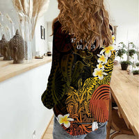 Papua New Guinea 1975 Women Casual Shirt Create Our History Inspire Our Future LT14 - Polynesian Pride