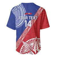 Tonga and Samoa Rugby Custom Baseball Jersey Ikale Tahi Manu Samoa Together - Polynesian Pride