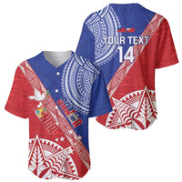 Tonga and Samoa Rugby Custom Baseball Jersey Ikale Tahi Manu Samoa Together - Polynesian Pride
