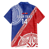 Tonga and Samoa Rugby Custom Hawaiian Shirt Ikale Tahi Manu Samoa Together - Polynesian Pride